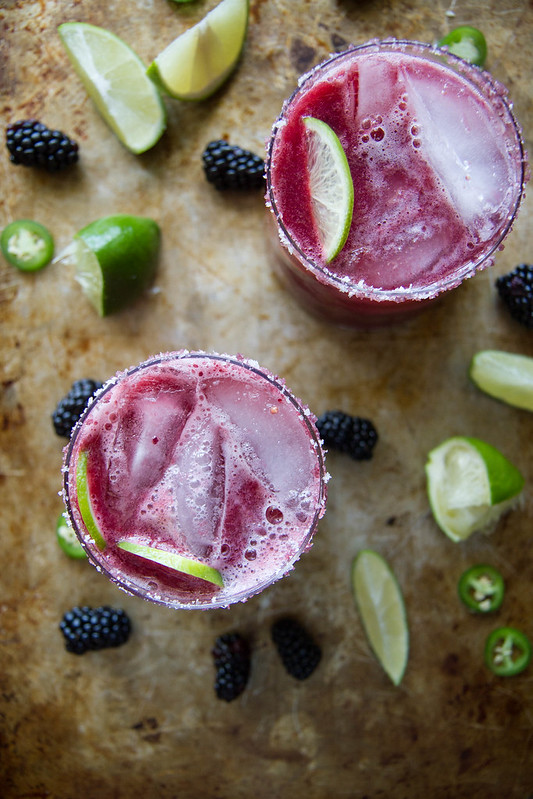 Blackberry Jalapeno Margarita