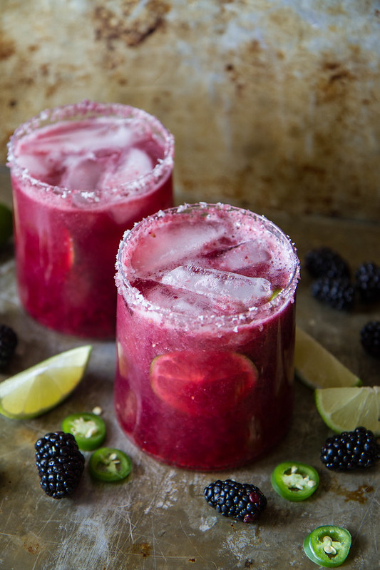 Blackberry Jalapeno Margarita