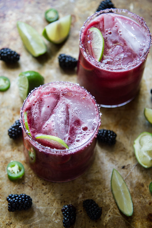Blackberry Jalapeno Margarita
