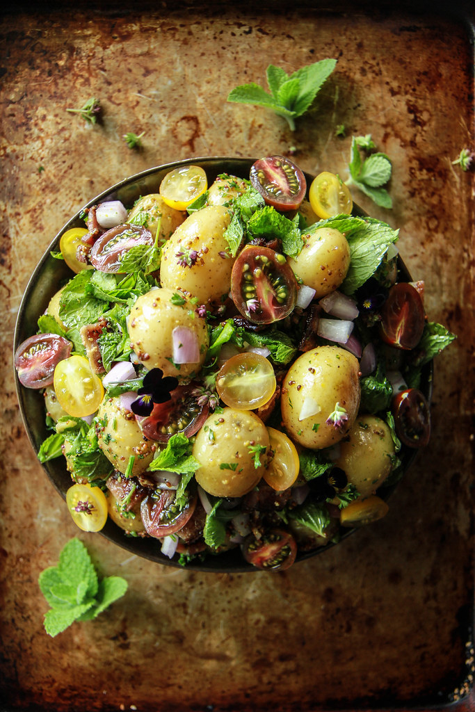 BLT Potato Salad from heatherchristou.com