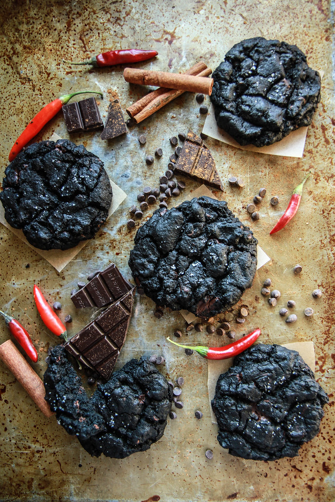 Spicy Mexican Hot Chocolate Cookies- Vegan and Gluten Free from heatherchristou.com