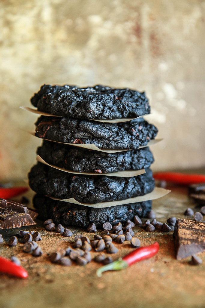 Spicy Mexican Hot Chocolate Cookies- Vegan and Gluten Free from heatherchristou.com