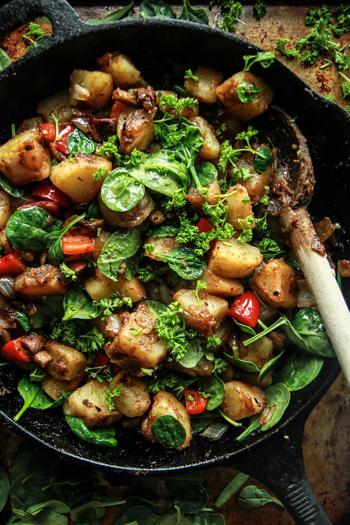 Vegan Breakfast Skillet from heatherchristou.com