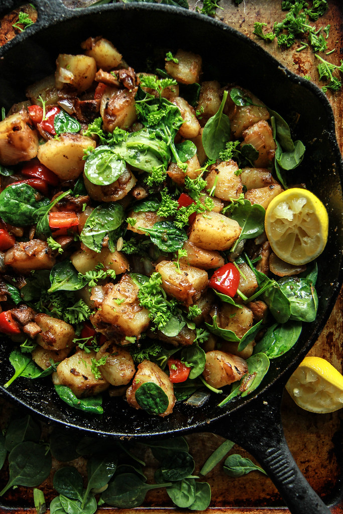 Vegan Breakfast Skillet from heatherchristou.com
