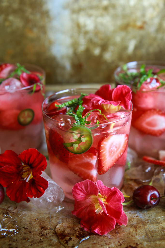 Spicy Watermelon Sangria from heatherchristou.com