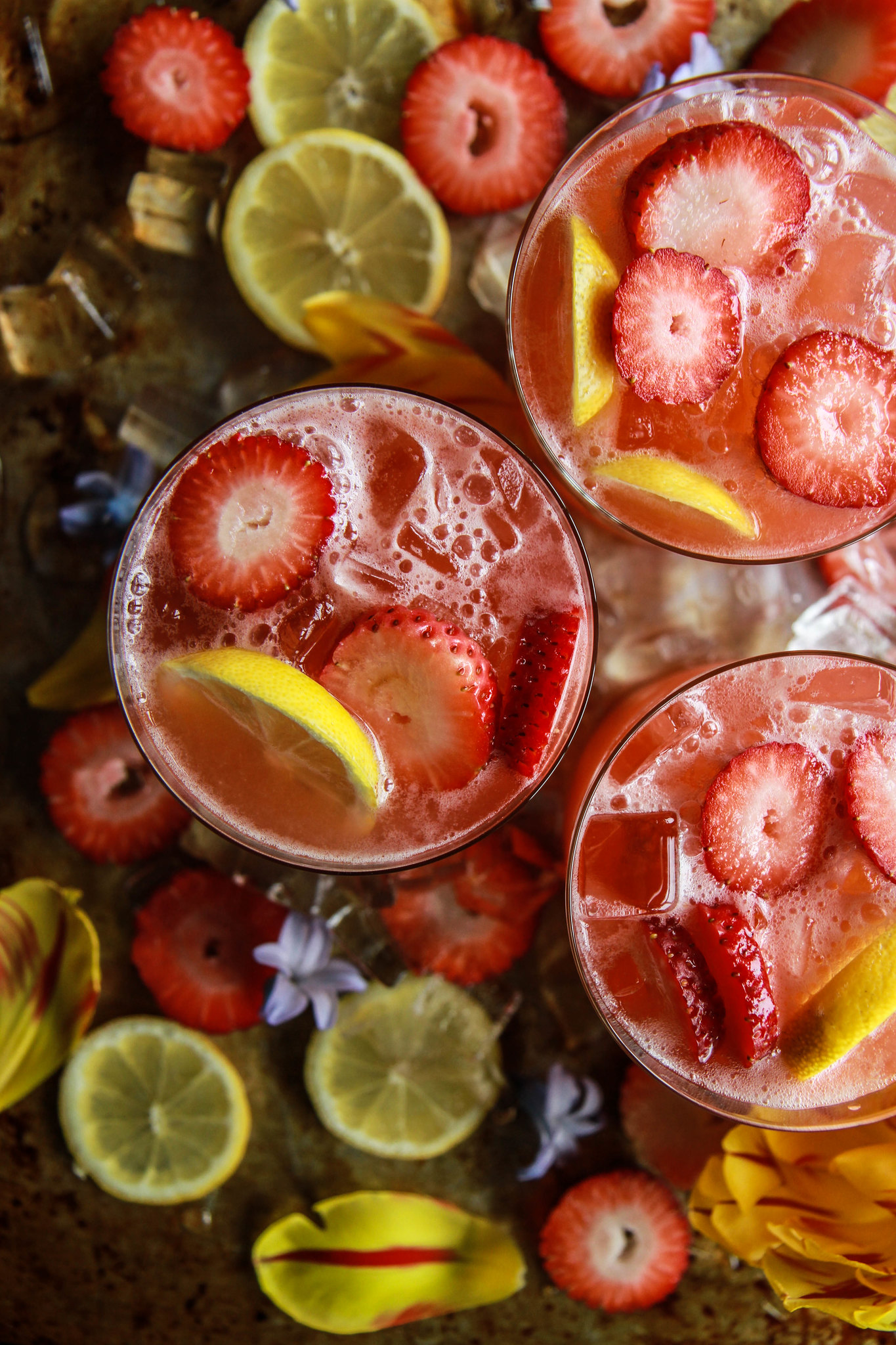 Strawberry Vodka Lemonade from heatherchristou.com