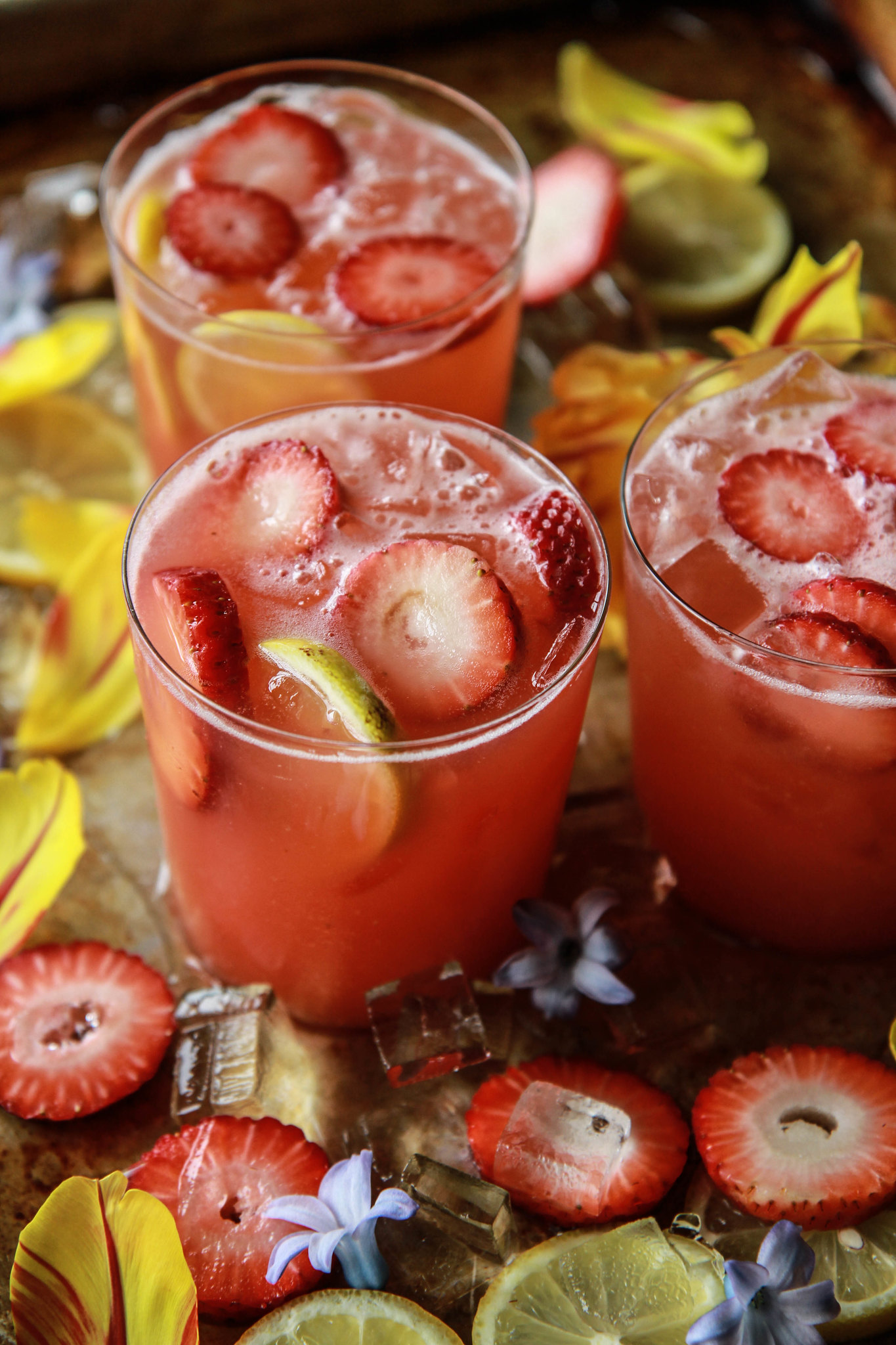 Strawberry Vodka Lemonade from heatherchristou.com