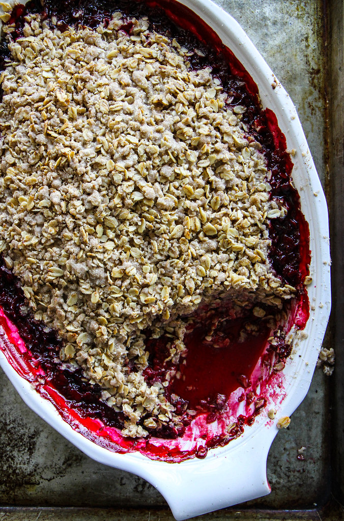 Raspberry Crisp, gluten free vegan and cane sugar free