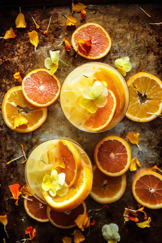Spicy Orange Margaritas from heatherchristou.com
