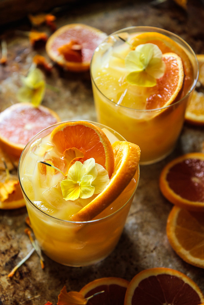 Spicy Orange Margaritas from heatherchristou.com