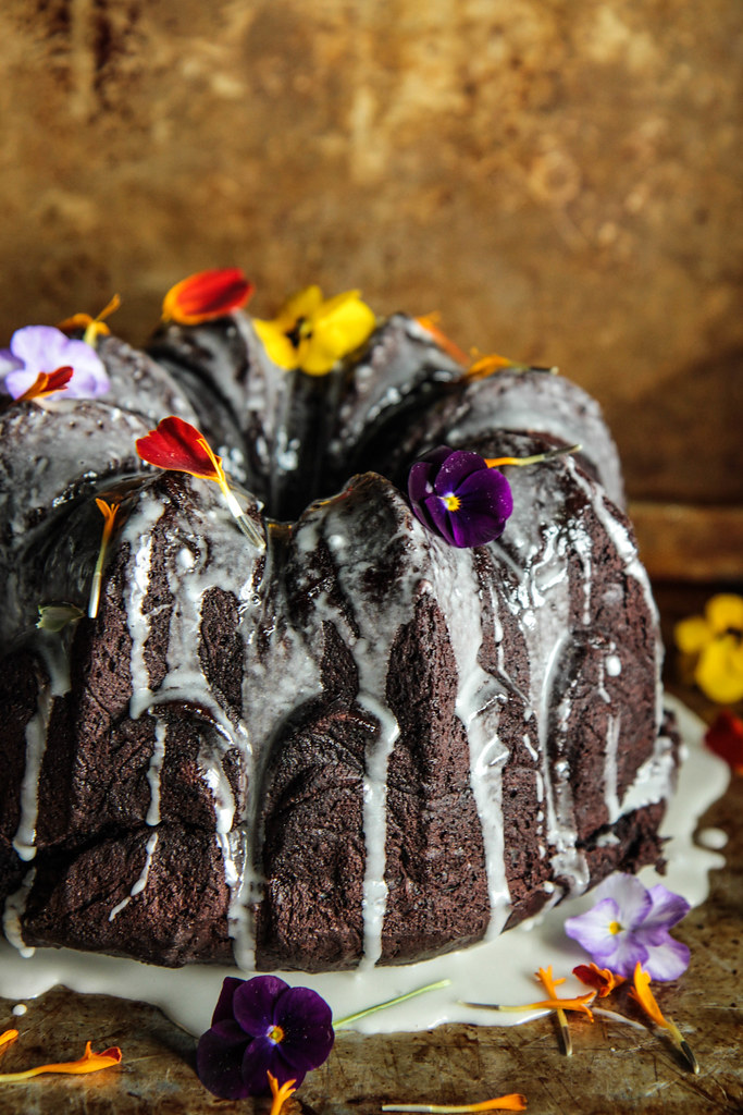 Chocolate Coffee Zucchini Cake (Vegan and Gluten-free) from heatherchristou.com