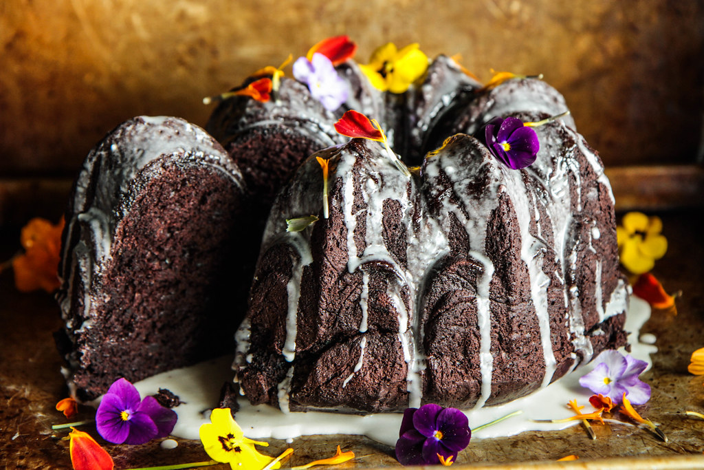 Chocolate Coffee Zucchini Cake (Vegan and Gluten-free) from heatherchristou.com