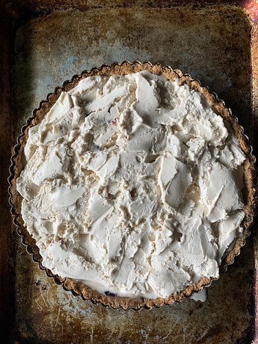 Vanilla Berry Ice Cream Tart (Vegan and Gluten-free) from heatherchristou.com