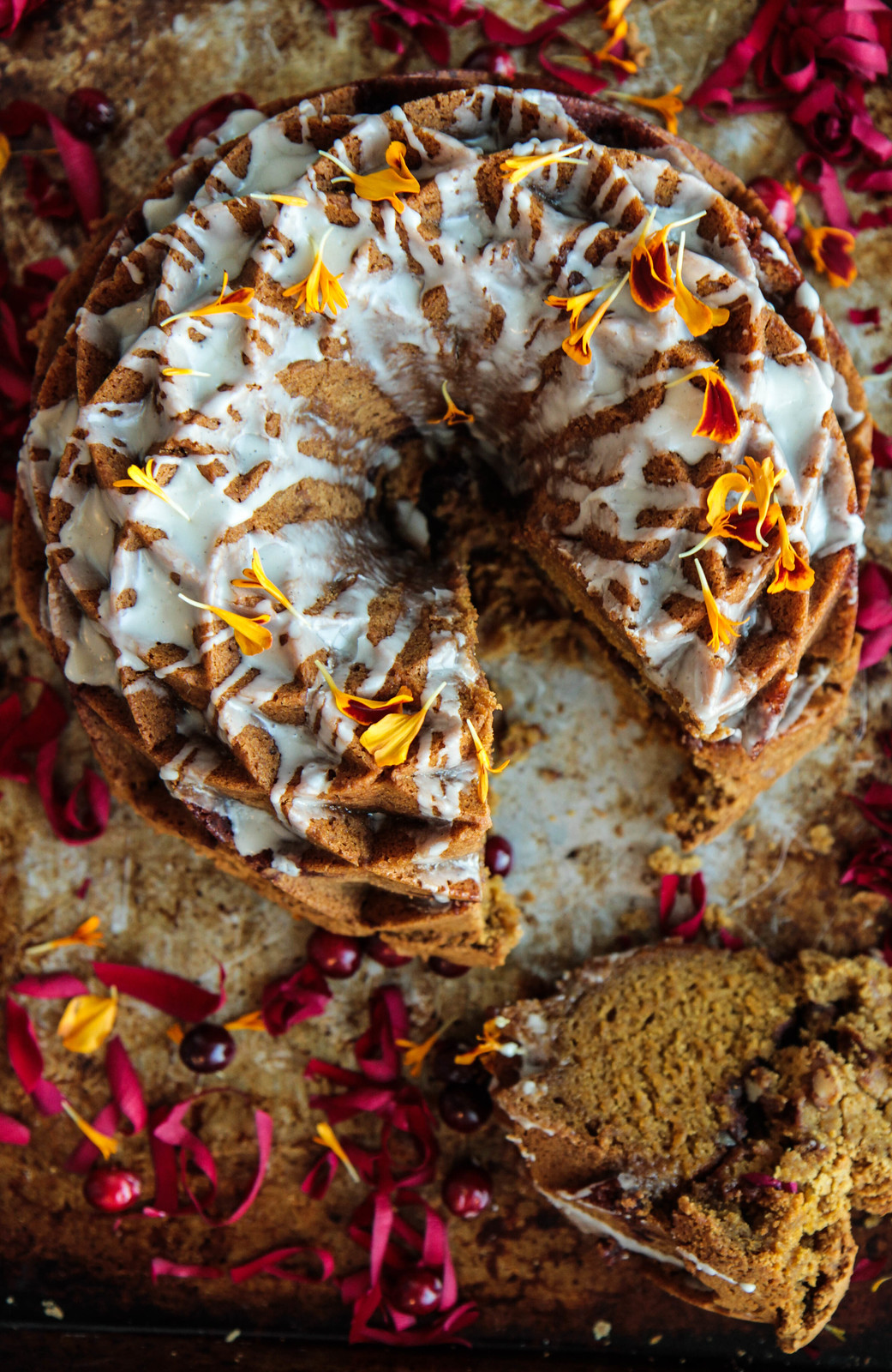 Pumpkin Pecan Coffee Cake (Vegan and Gluten-free)