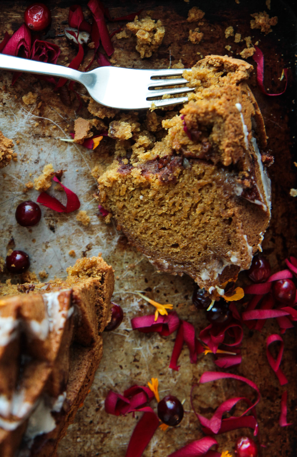 Pumpkin Pecan Coffee Cake (Vegan and Gluten-free)