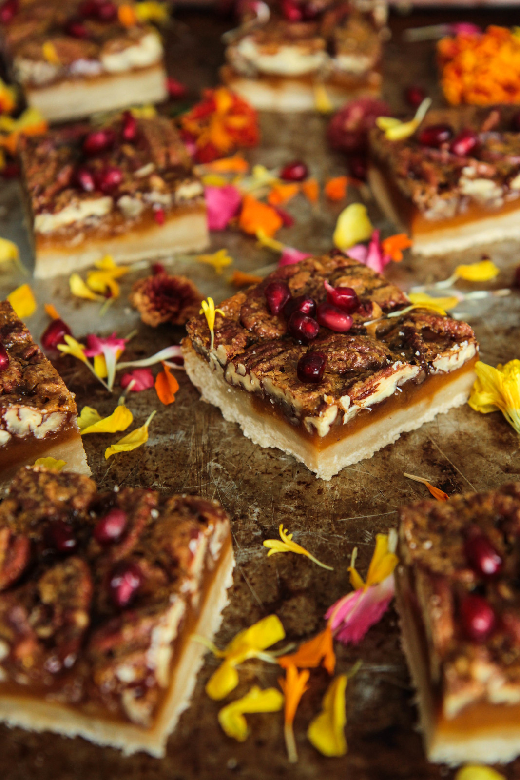 Maple Pecan Pie Bars (Vegan and Gluten-free) from heatherchristou.com