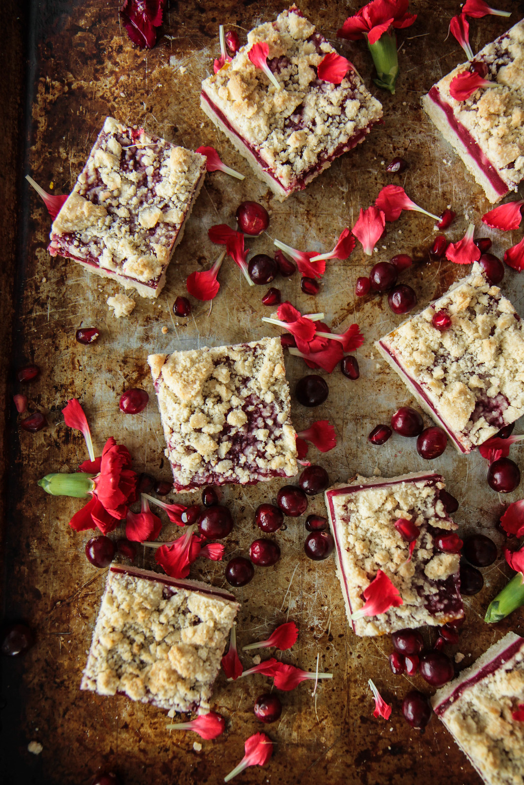 Cranberry Pear Crumble Bars (Vegan and Gluten-free) from heatherchristou.com