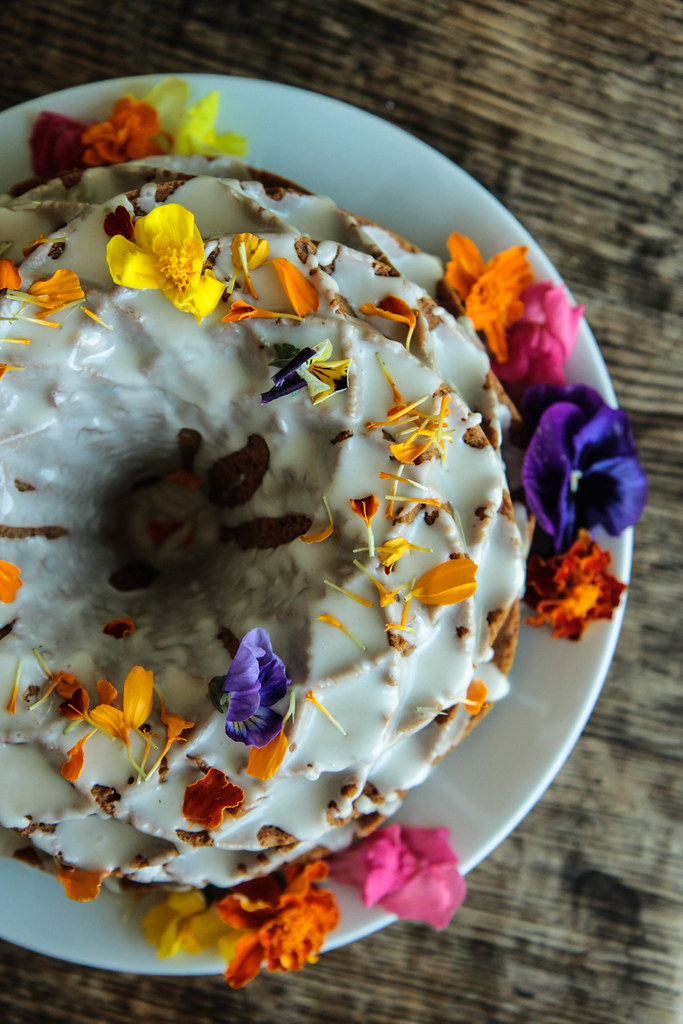Cardamom Carrot Bundt Cake (Vegan and Gluten-free) from heatherchristou.com