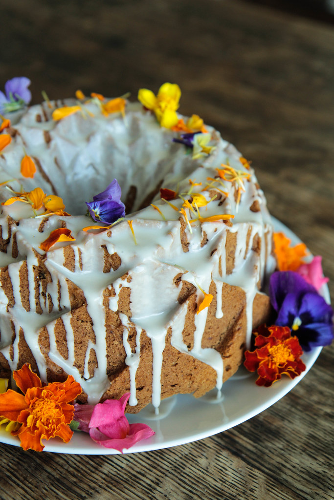 Cardamom Carrot Bundt Cake (Vegan and Gluten-free) from heatherchristou.com