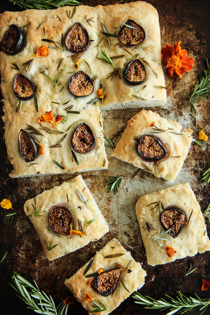Focaccia Bread (Gluten-free and Vegan from heatherchristou.com